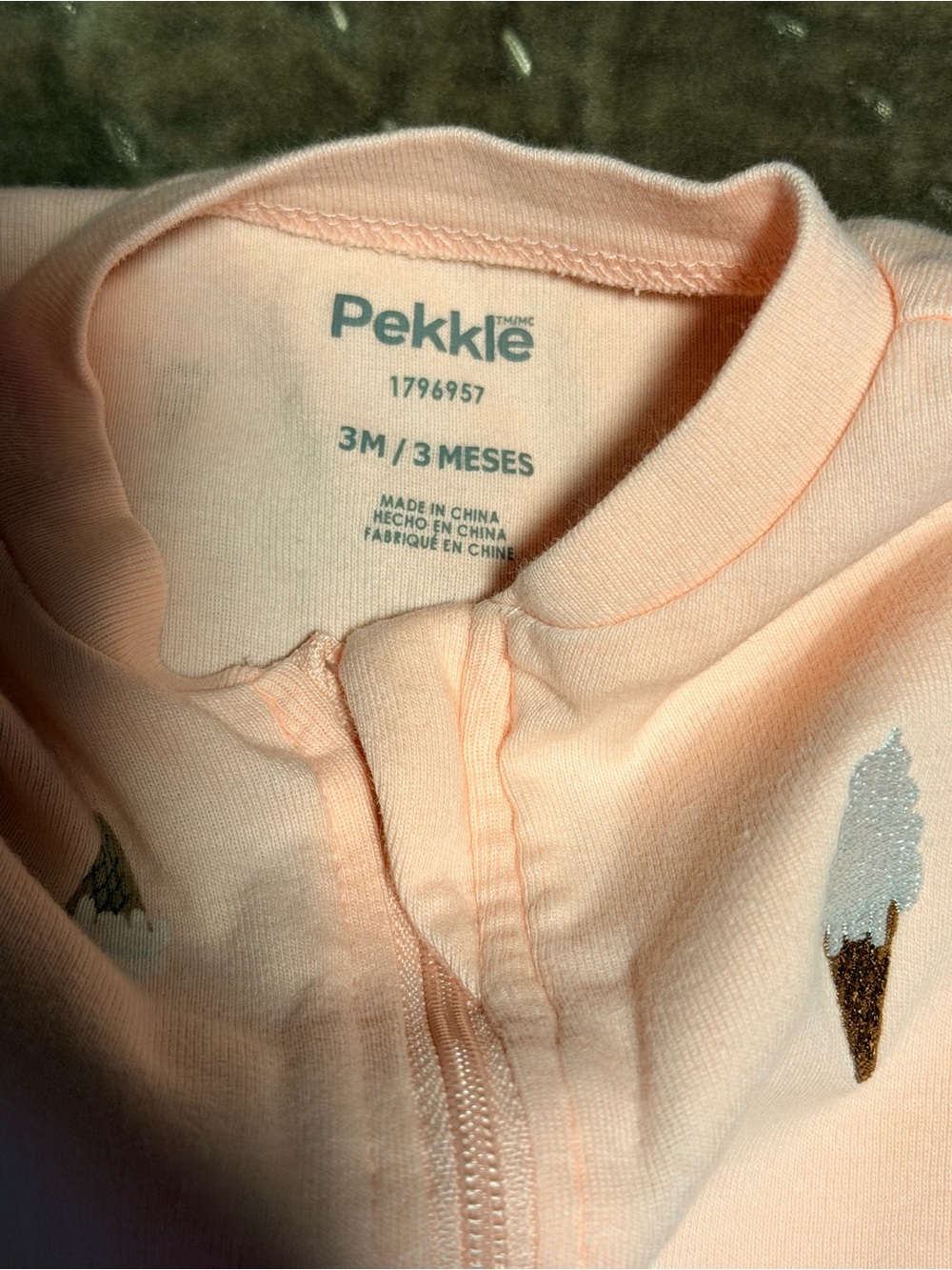 Baby Girl Footed Pajamas Carter’s and Pekkle Clothing Bundle - Picture 9 of 9